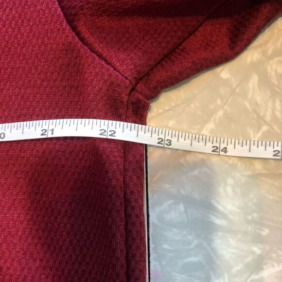 adidas men’s climawarm maroon active hoodie size large - Picture 10 of 12